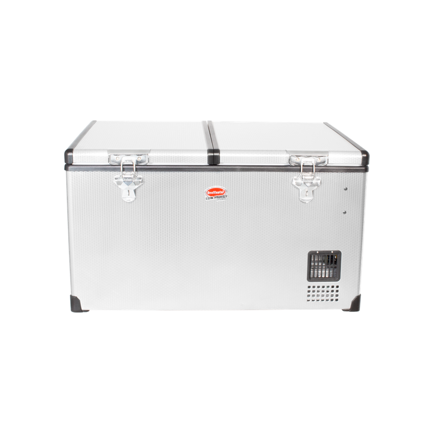 SnoMaster - 66L Low Profile Dual Compartment  Fridge/Freezer - Stainless Steel (Photo: 3)